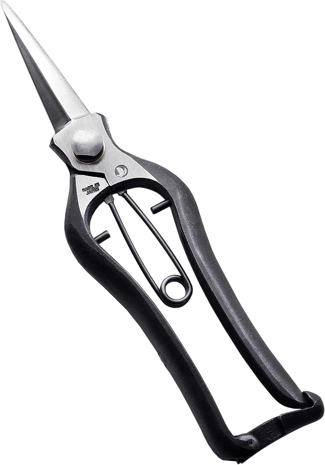 Japanese Pruning Shears for Gardening 8”, Professional Heavy Duty Bypass Pruners, Hand Forged Japanese Carbon Steel Blade, Spring Loaded Handle, Made in Japan