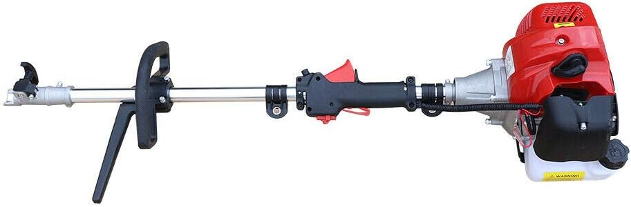42.7CC 2 Stroke Gas Powered Pole Chainsaw Pruner Trimmer,1.7HP 12 Inch Cordless Pole Saw Tree Trimmer with 12" Blade,105cm Long Reach Extension Pole,Total Length with Extension Pole - 340cm