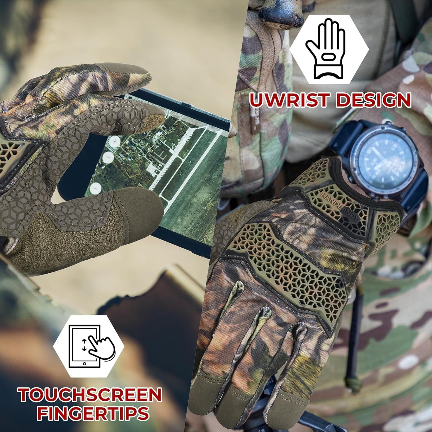 Work Gloves for Men & Women, Utility Mechanic Working Gloves Touch Screen, Flexible Gardening Gloves for Yard