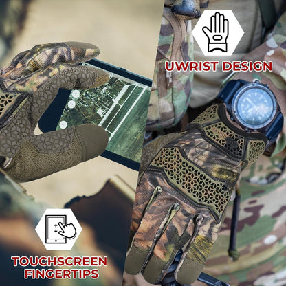 Work Gloves for Men & Women, Utility Mechanic Working Gloves Touch Screen, Flexible Gardening Gloves for Yard