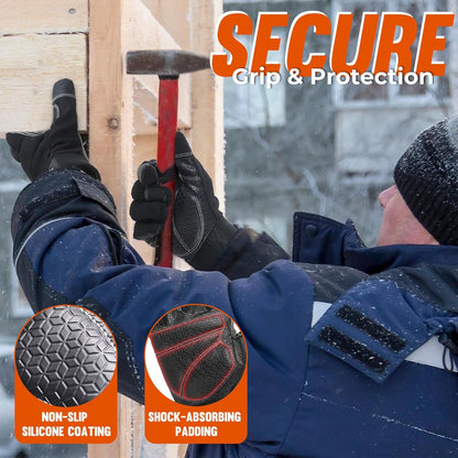 Work Gloves for Men & Women, Utility Mechanic Working Gloves Touch Screen, Flexible Gardening Gloves for Yard
