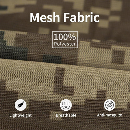 Mosquito Netting Suit Bug Net Mesh Clothing with Hood Outdoor Garden Hunting Camo Protection from Fly Insects Bugs