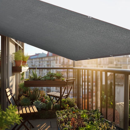 winemana 70% Shade Cloth 10x20 FT - Durable UV Blocking Mesh Tarp for Garden, Patio, Greenhouse & Chicken Coop - Sun Shade Cover with Grommets for Plants, Dog Kennel, Outdoor Use