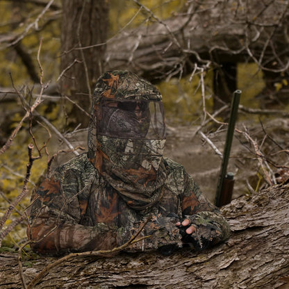 Mosquito Netting Suit Bug Net Mesh Clothing with Hood Outdoor Garden Hunting Camo Protection from Fly Insects Bugs