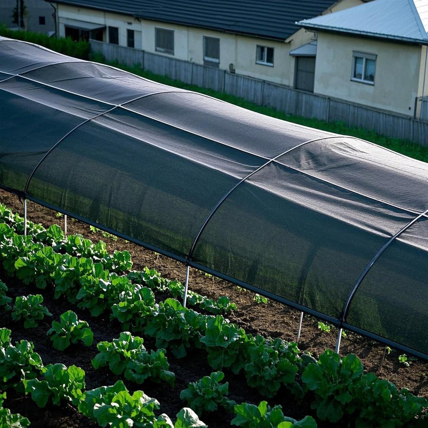 winemana 70% Shade Cloth 10x20 FT - Durable UV Blocking Mesh Tarp for Garden, Patio, Greenhouse & Chicken Coop - Sun Shade Cover with Grommets for Plants, Dog Kennel, Outdoor Use