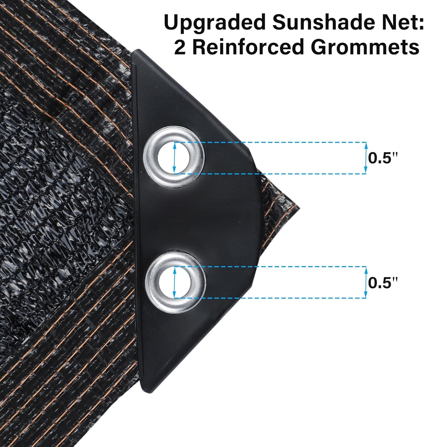 winemana 70% Shade Cloth 10x20 FT - Durable UV Blocking Mesh Tarp for Garden, Patio, Greenhouse & Chicken Coop - Sun Shade Cover with Grommets for Plants, Dog Kennel, Outdoor Use