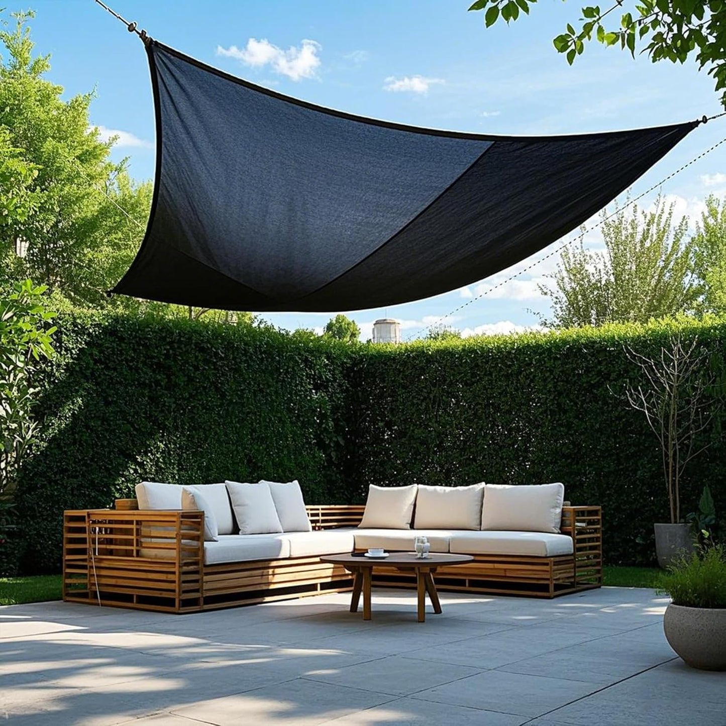 winemana 70% Shade Cloth 10x20 FT - Durable UV Blocking Mesh Tarp for Garden, Patio, Greenhouse & Chicken Coop - Sun Shade Cover with Grommets for Plants, Dog Kennel, Outdoor Use