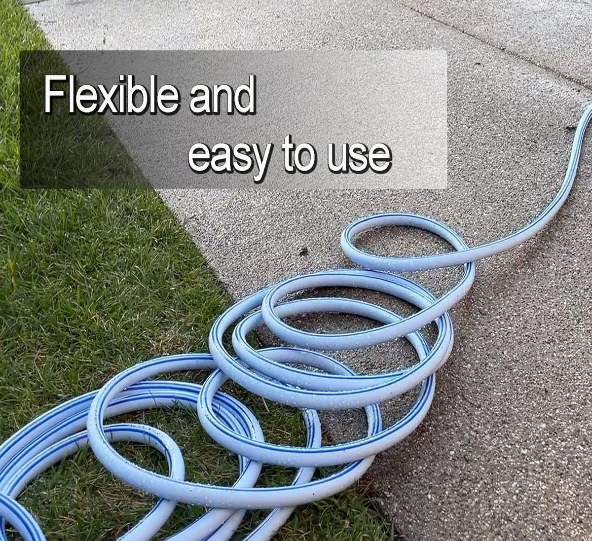 Atlantic Female to Female Heavy Duty Garden Hose 5/8 Inch x 2 ft Black Water Hose Short Connection Leader Hose 2 Foot - Colors C