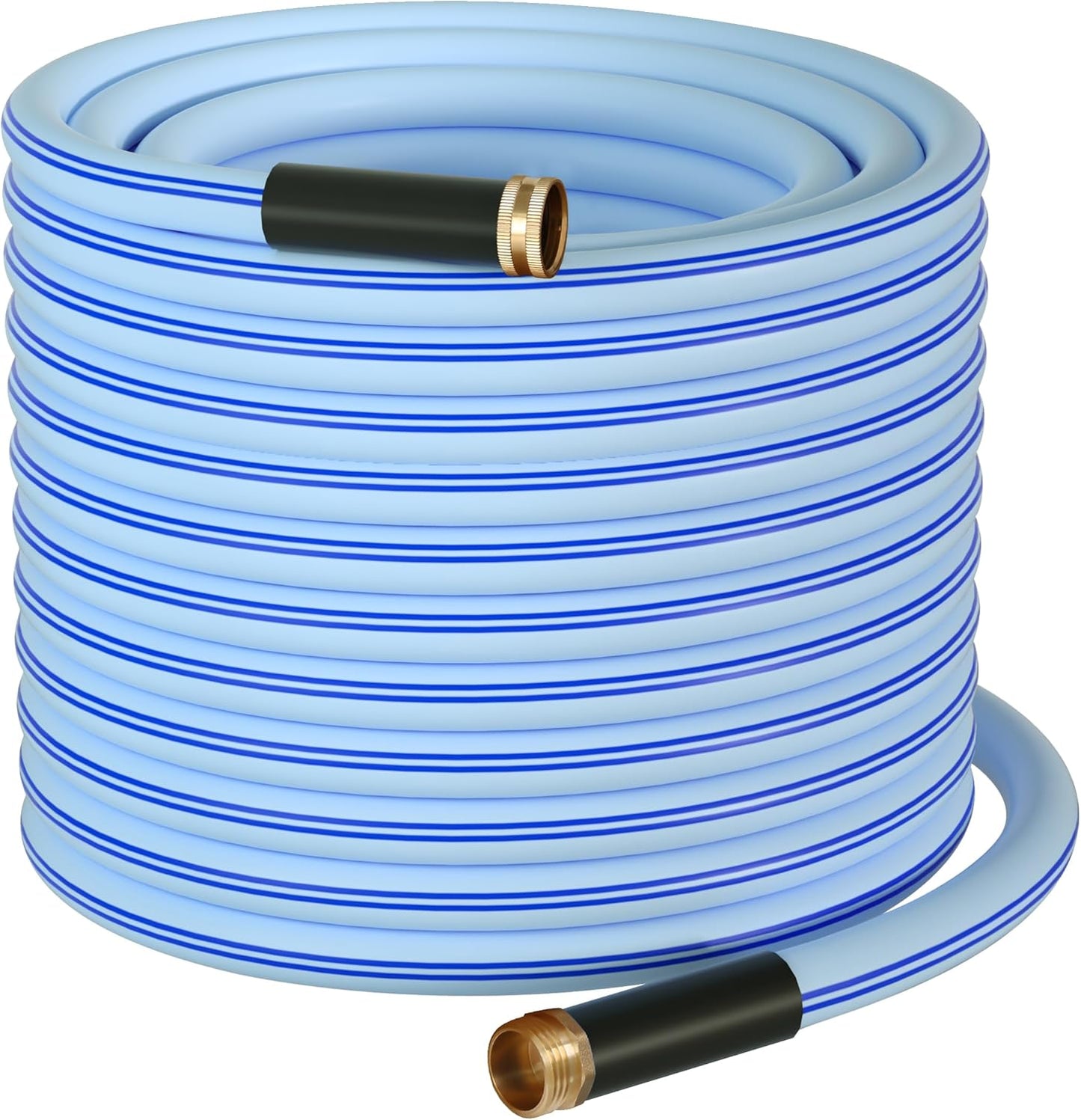 Atlantic Female to Female Heavy Duty Garden Hose 5/8 Inch x 2 ft Black Water Hose Short Connection Leader Hose 2 Foot - Colors B