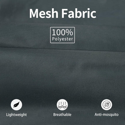 Mosquito Netting Suit Bug Net Mesh Clothing with Hood Outdoor Garden Hunting Camo Protection from Fly Insects Bugs