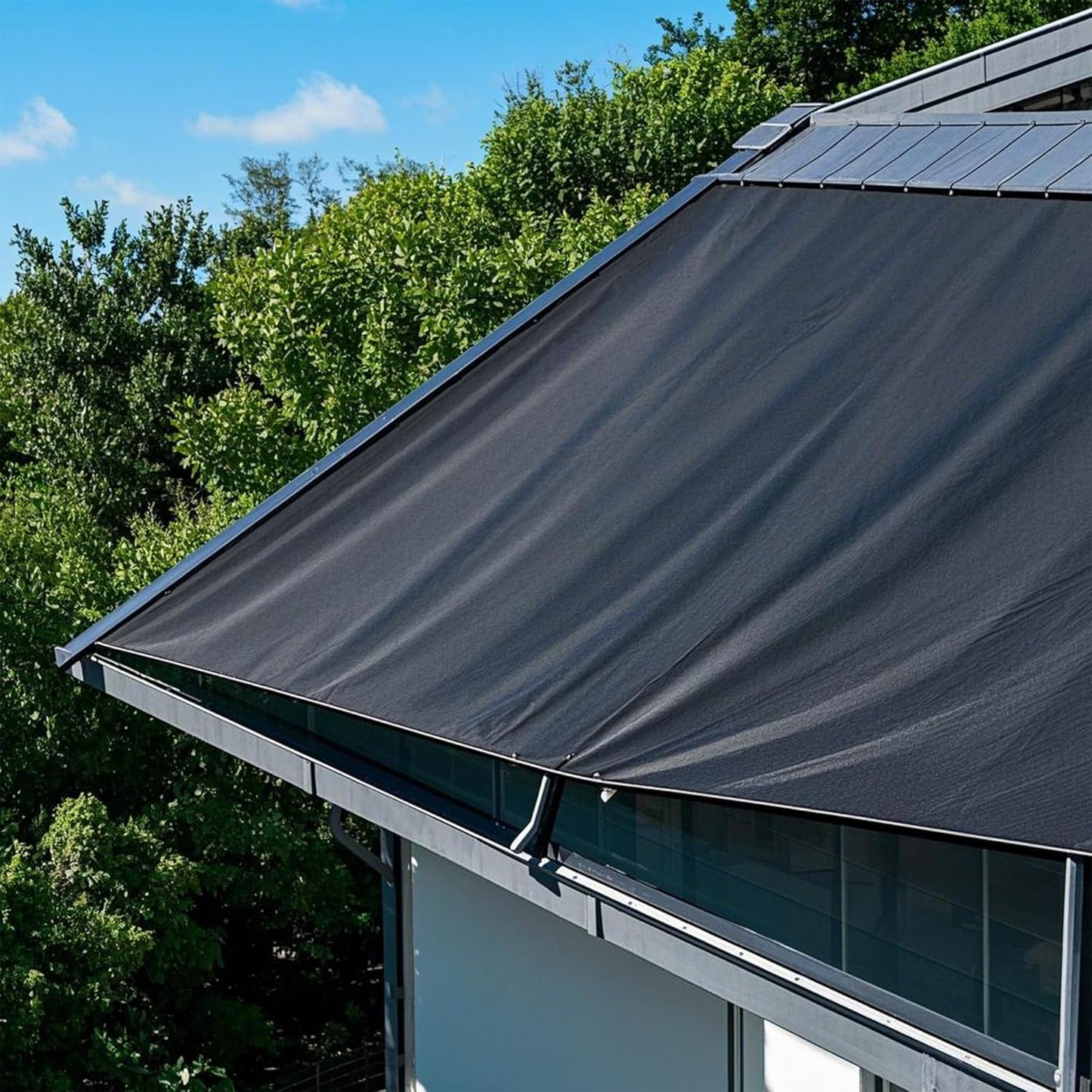 winemana 70% Shade Cloth 10x20 FT - Durable UV Blocking Mesh Tarp for Garden, Patio, Greenhouse & Chicken Coop - Sun Shade Cover with Grommets for Plants, Dog Kennel, Outdoor Use