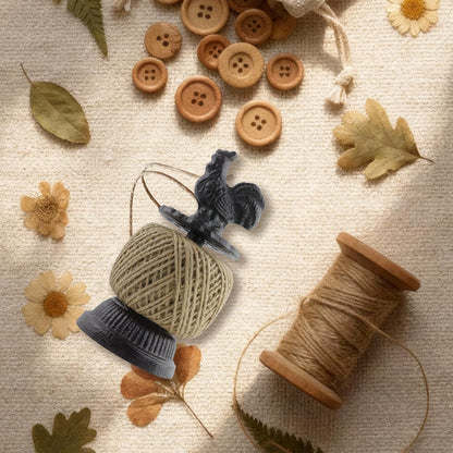 Cast Iron Vintage Jute Twine Spool Garden Farmhouse Kitchen Antique Twine Vintage,Birdie Shape
