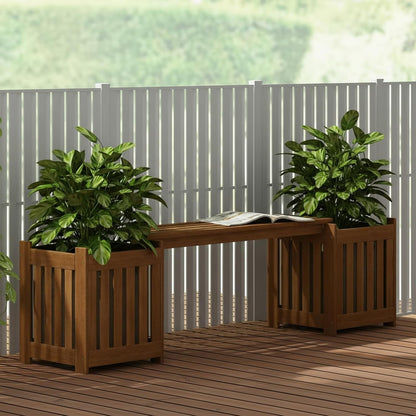 Furinno FG17478 Tioman Outdoor Patio Furniture Hardwood Potting Bench, Natural