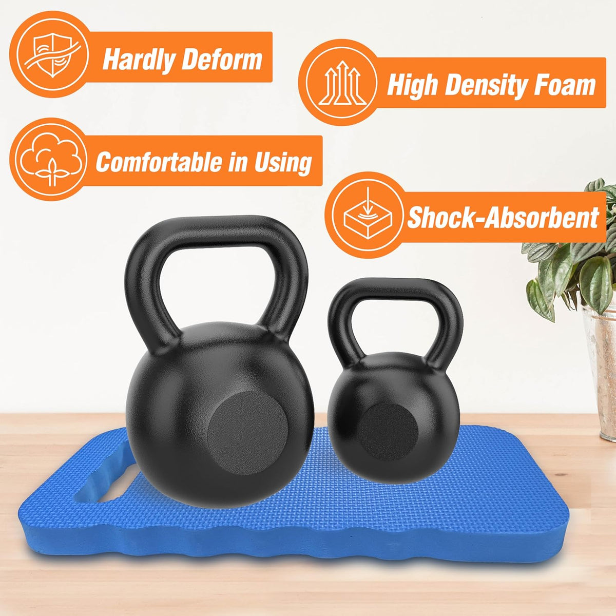 Gardzen Garden Kneeling Pad - for Gardening, Baby Bath, Yoga, Pilates, Exercise, Blue