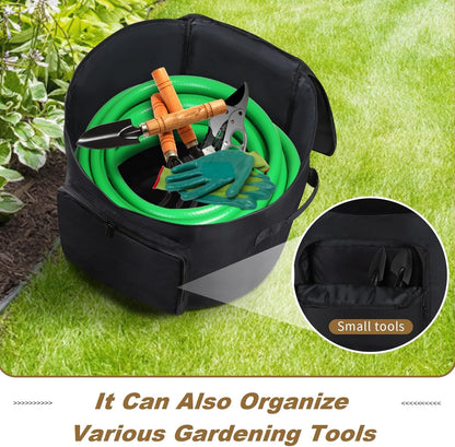 Garden Hose Holder storage bag, Hose pot protection bag, Storage bag for Garden tools, RV Hose Storage Bag, water hose holders bag for outside or inside, Storage bag for garage, warehouse