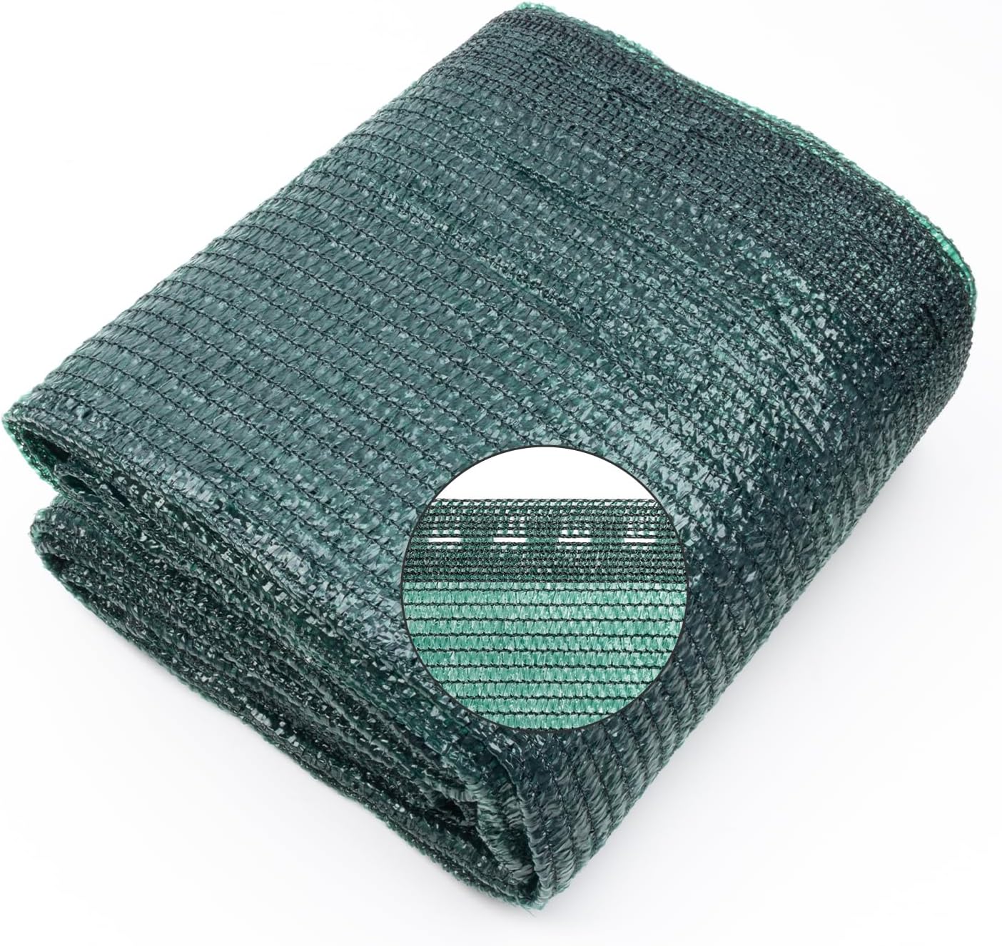 Cool Area 55% 6.5x10ft Sunblock Shade Cloth Cover Mesh UV Resistant Net for Garden Flower Plant Greenhouse, Black