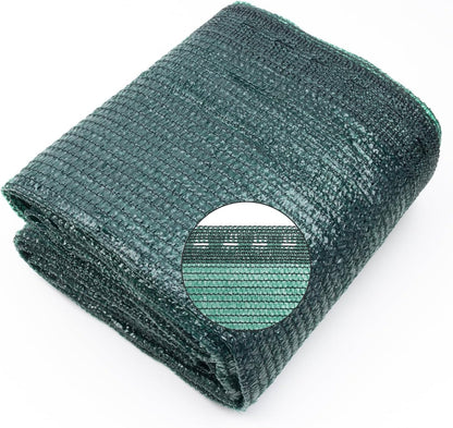 Cool Area 55% 6.5x10ft Sunblock Shade Cloth Cover Mesh UV Resistant Net for Garden Flower Plant Greenhouse, Black