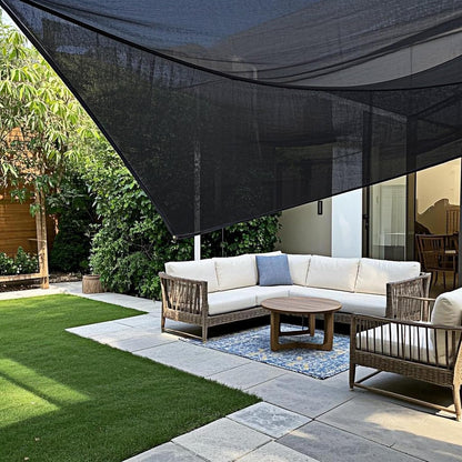 winemana 70% Shade Cloth 10x20 FT - Durable UV Blocking Mesh Tarp for Garden, Patio, Greenhouse & Chicken Coop - Sun Shade Cover with Grommets for Plants, Dog Kennel, Outdoor Use