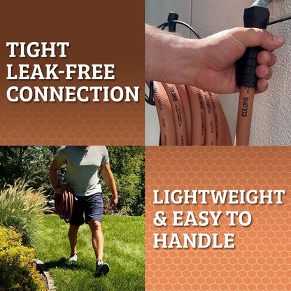 Flexzilla Garden Hose 5/8 in. x 50 ft., Lightweight All-Weather Water Hose, Durable and Flexible, Leak-Free Connections