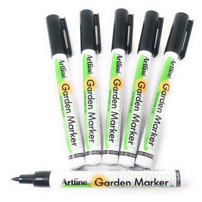 Artline Garden Marker | Water Resistant | Quick Dry Ink Great For Outside Use (4 Markers)