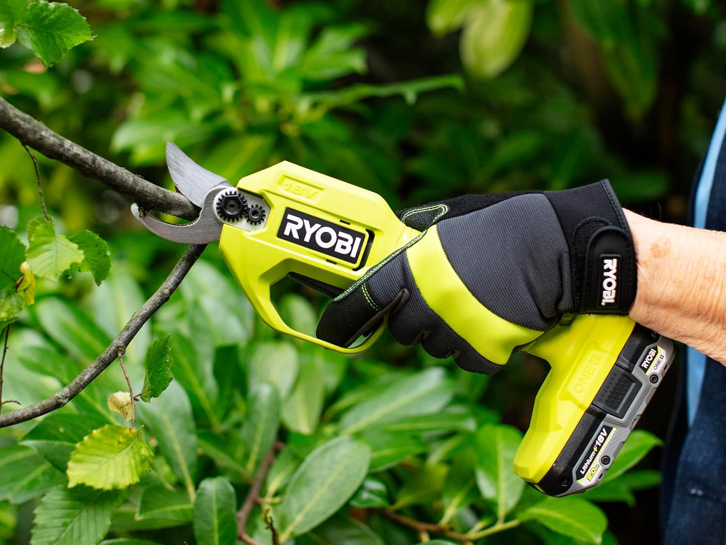 Ryobi RY18SCA-0 18V ONE+ Cordless Secateurs (Bare Tool), Black