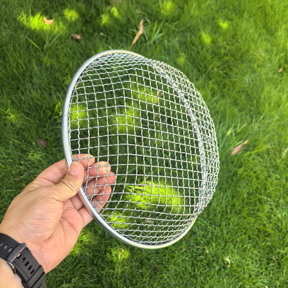 2PCS YUEBM Gardening Sand Soil Compost Sifter Perfect for 5 Gallon Bucket, 1/4 Inch Mesh, 1/8 Inch Mesh