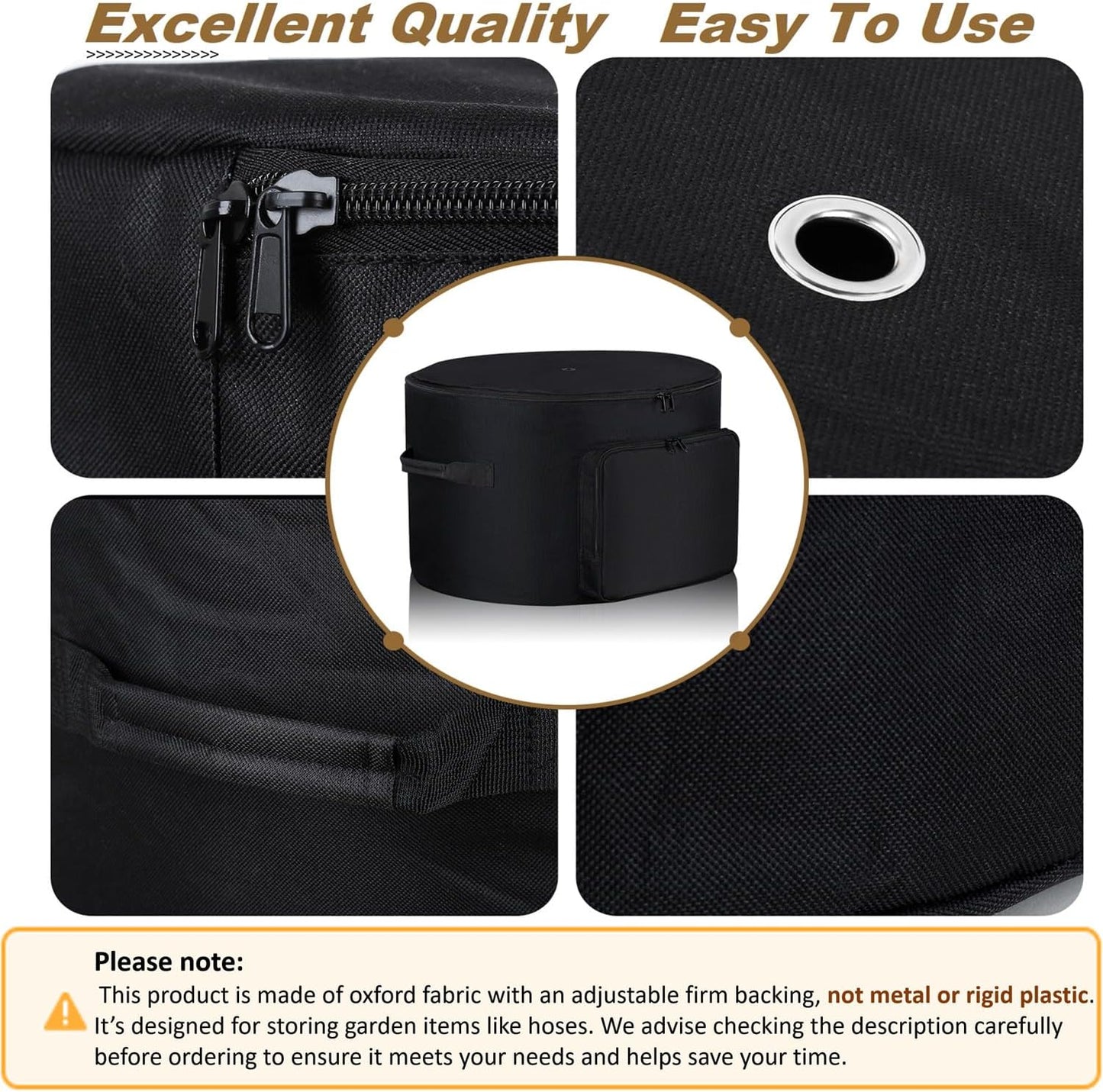 Garden Hose Holder storage bag, Hose pot protection bag, Storage bag for Garden tools, RV Hose Storage Bag, water hose holders bag for outside or inside, Storage bag for garage, warehouse