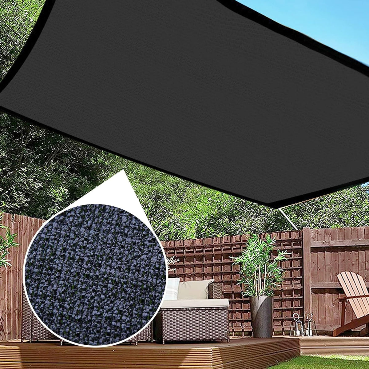 winemana 70% Shade Cloth 10x20 FT - Durable UV Blocking Mesh Tarp for Garden, Patio, Greenhouse & Chicken Coop - Sun Shade Cover with Grommets for Plants, Dog Kennel, Outdoor Use