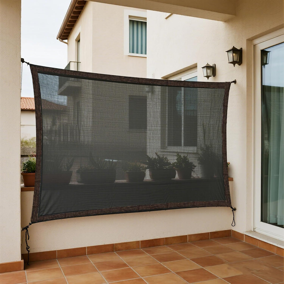 winemana 70% Shade Cloth 10x20 FT - Durable UV Blocking Mesh Tarp for Garden, Patio, Greenhouse & Chicken Coop - Sun Shade Cover with Grommets for Plants, Dog Kennel, Outdoor Use