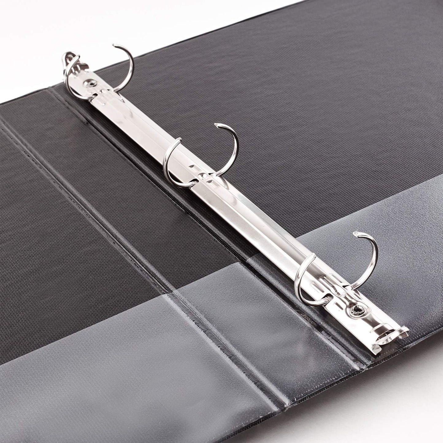 Avery Standard 3 Ring Binder, 1" Round Rings, 175-Sheet Capacity, 1.4 Inch Wide Spine, 1 Black Binder, Ideal for Lightweight Organization and Occasional Referencing (03301)