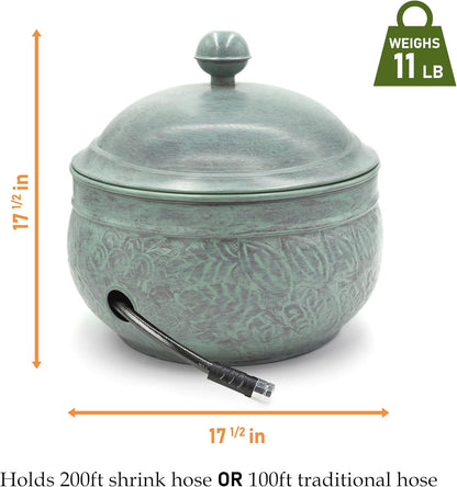 Key West Hose Pot with Lid - Blue Verde by Good Directions