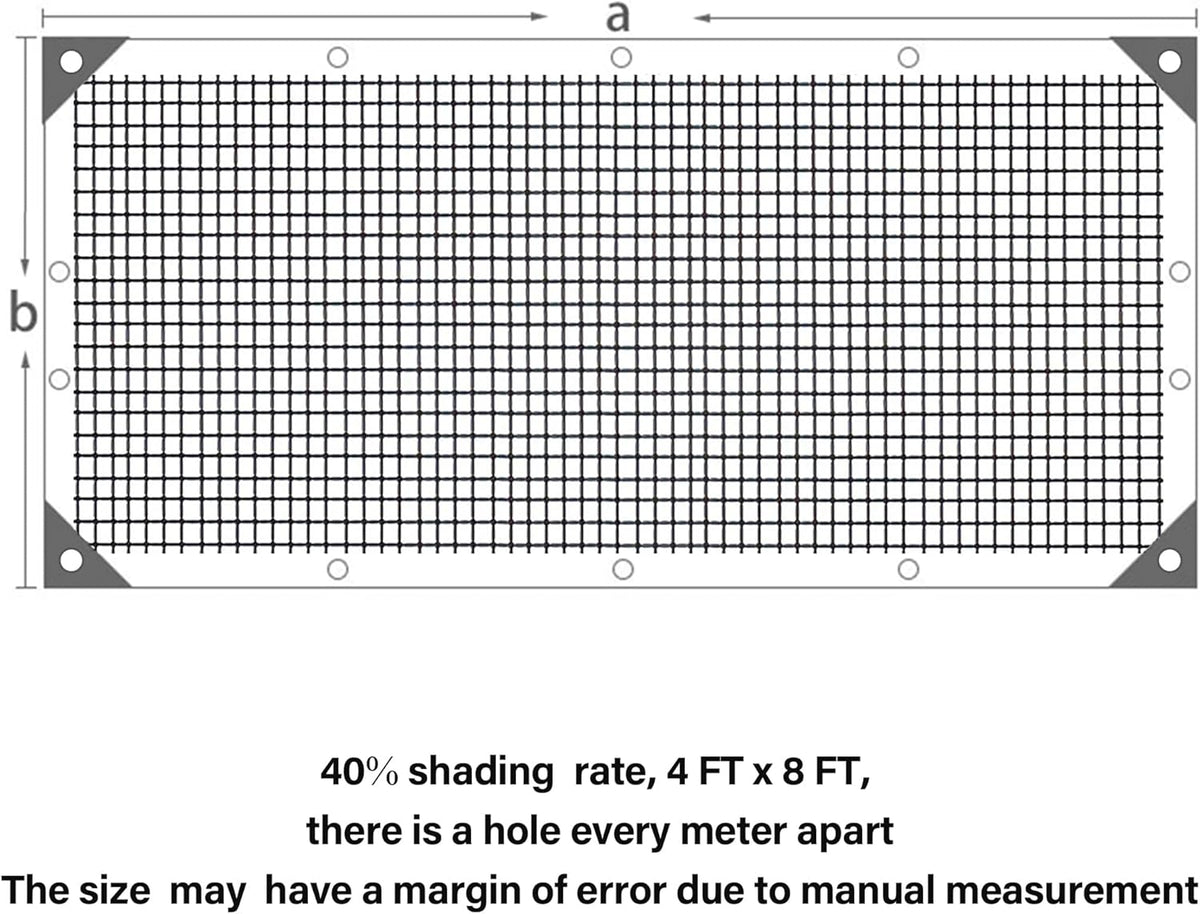 winemana 70% Shade Cloth 10x20 FT - Durable UV Blocking Mesh Tarp for Garden, Patio, Greenhouse & Chicken Coop - Sun Shade Cover with Grommets for Plants, Dog Kennel, Outdoor Use