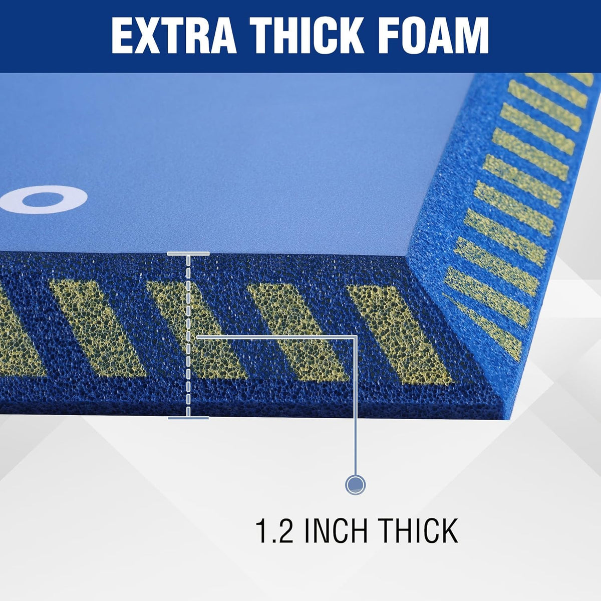 WORKPRO Extra Thick Kneeling Pad, Soft NBR Foam Knee Cushioning, Extra Large Foam Kneeler Mat for Auto-Repair, Gardening, Workout Supplies, 28 x 16 x 1.2in, Black