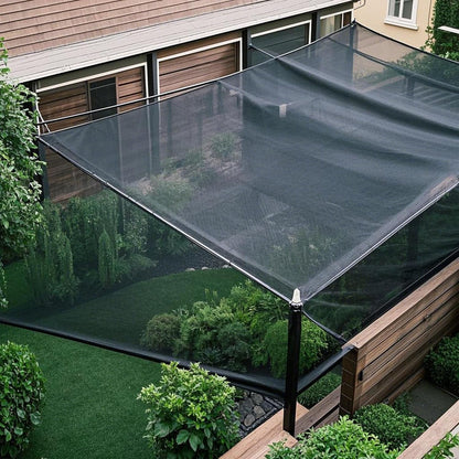 winemana 70% Shade Cloth 10x20 FT - Durable UV Blocking Mesh Tarp for Garden, Patio, Greenhouse & Chicken Coop - Sun Shade Cover with Grommets for Plants, Dog Kennel, Outdoor Use