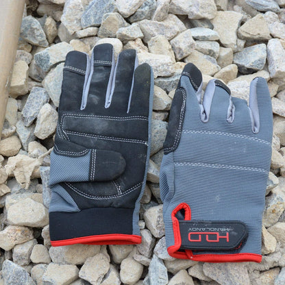 Work Gloves for Men & Women, Utility Mechanic Working Gloves Touch Screen, Flexible Gardening Gloves for Yard