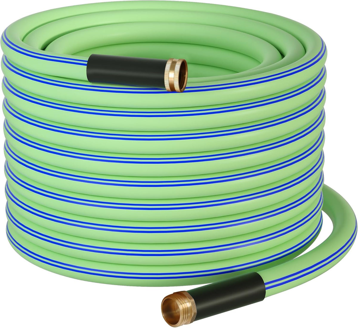 Atlantic Female to Female Heavy Duty Garden Hose 5/8 Inch x 2 ft Black Water Hose Short Connection Leader Hose 2 Foot - Colors A