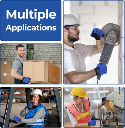 Work Gloves for Men & Women, Utility Mechanic Working Gloves Touch Screen, Flexible Gardening Gloves for Yard