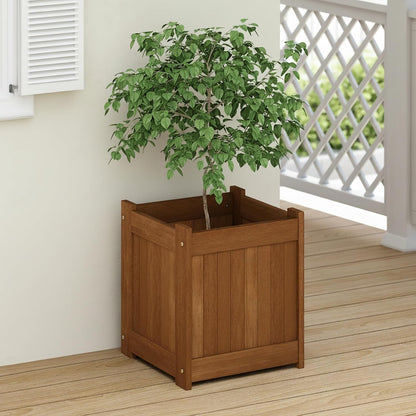 Furinno FG17478 Tioman Outdoor Patio Furniture Hardwood Potting Bench, Natural
