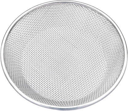2PCS Soil Sifter for Gardening, Rock Sifter for 5 Gallon Bucket,Compost Sifter Dirt Sifter,Captures Dirt Rocks Sawdust Black Handle Upgrade Version