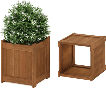 Furinno FG17478 Tioman Outdoor Patio Furniture Hardwood Potting Bench, Natural