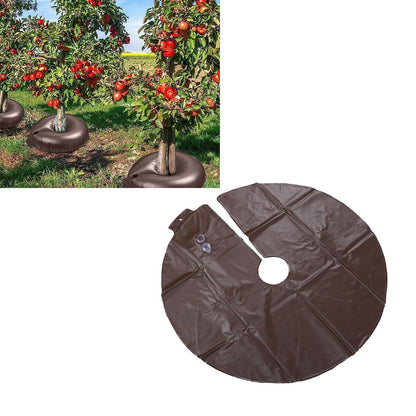 Tree Watering Ring, 10 Gallon Reusable PVC Tree Watering Bags Drip Irrigation Water Pouch Gardening Tools for Landscaping, Newly Planted (Green)