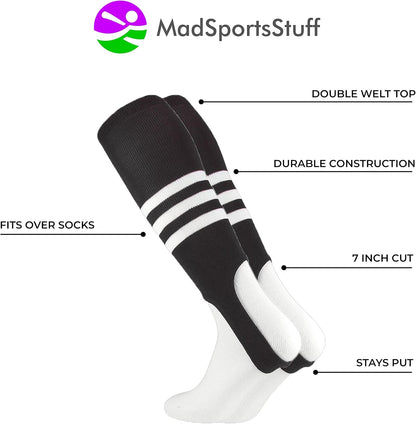 MadSportsStuff Baseball Stirrups Softball Stirrups with Stripes for Boys Girls Men Women Pattern B 3 Stripe
