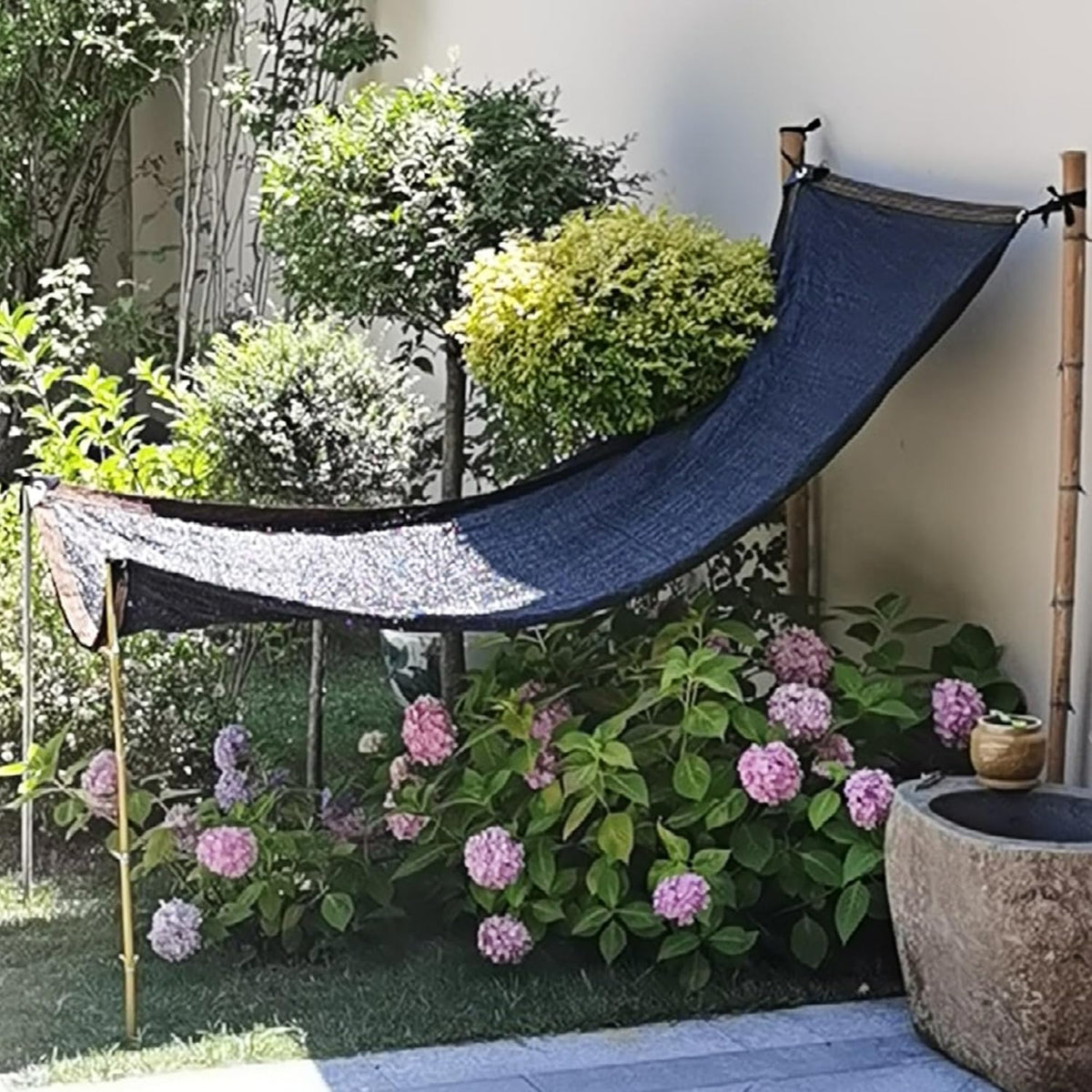 winemana 70% Shade Cloth 10x20 FT - Durable UV Blocking Mesh Tarp for Garden, Patio, Greenhouse & Chicken Coop - Sun Shade Cover with Grommets for Plants, Dog Kennel, Outdoor Use