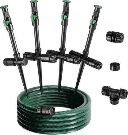 Flexible Sprinkler System, Above Ground DIY Irrigation Kit
