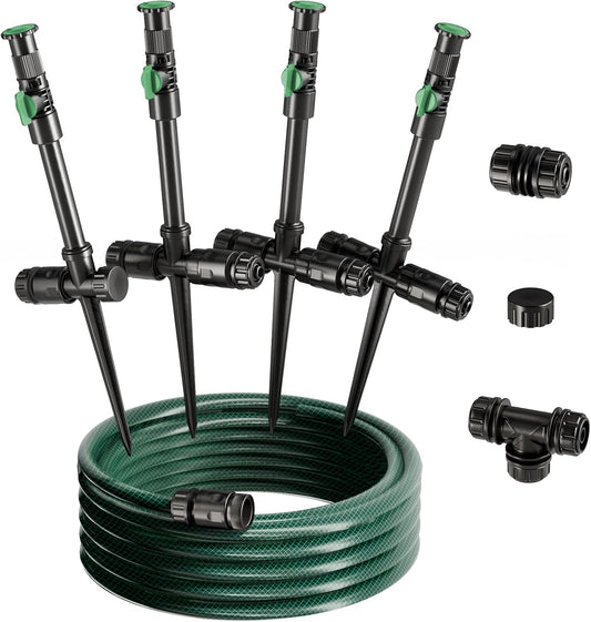 Flexible Sprinkler System, Above Ground DIY Irrigation Kit