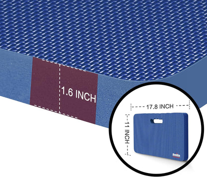 Comfy Extra Large Thick Waterproof Gardening Kneeling Pad Foam Kneeler Mat Garden Knee Pad Cushion for Gardening Planting Yard Work Prayer Yoga Mechanic Workout Baby Bath
