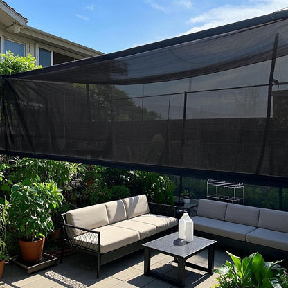 winemana 70% Shade Cloth 10x20 FT - Durable UV Blocking Mesh Tarp for Garden, Patio, Greenhouse & Chicken Coop - Sun Shade Cover with Grommets for Plants, Dog Kennel, Outdoor Use