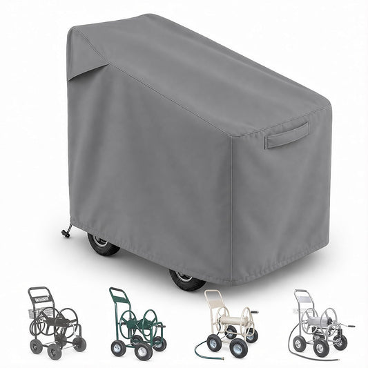Hose Reel Cart Cover 420D Buckle Vent Handles Fit