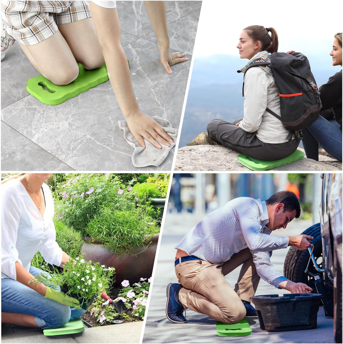 Altdorff Thick Kneeling Pad 2 Pack, Waterproof,Comfortable Garden Kneeling Pads Stain Resistant, Multi-Functional Kneeler Pad for Gardening, Baby Bath, Yoga, Praying and Exercise (Deep Grey)