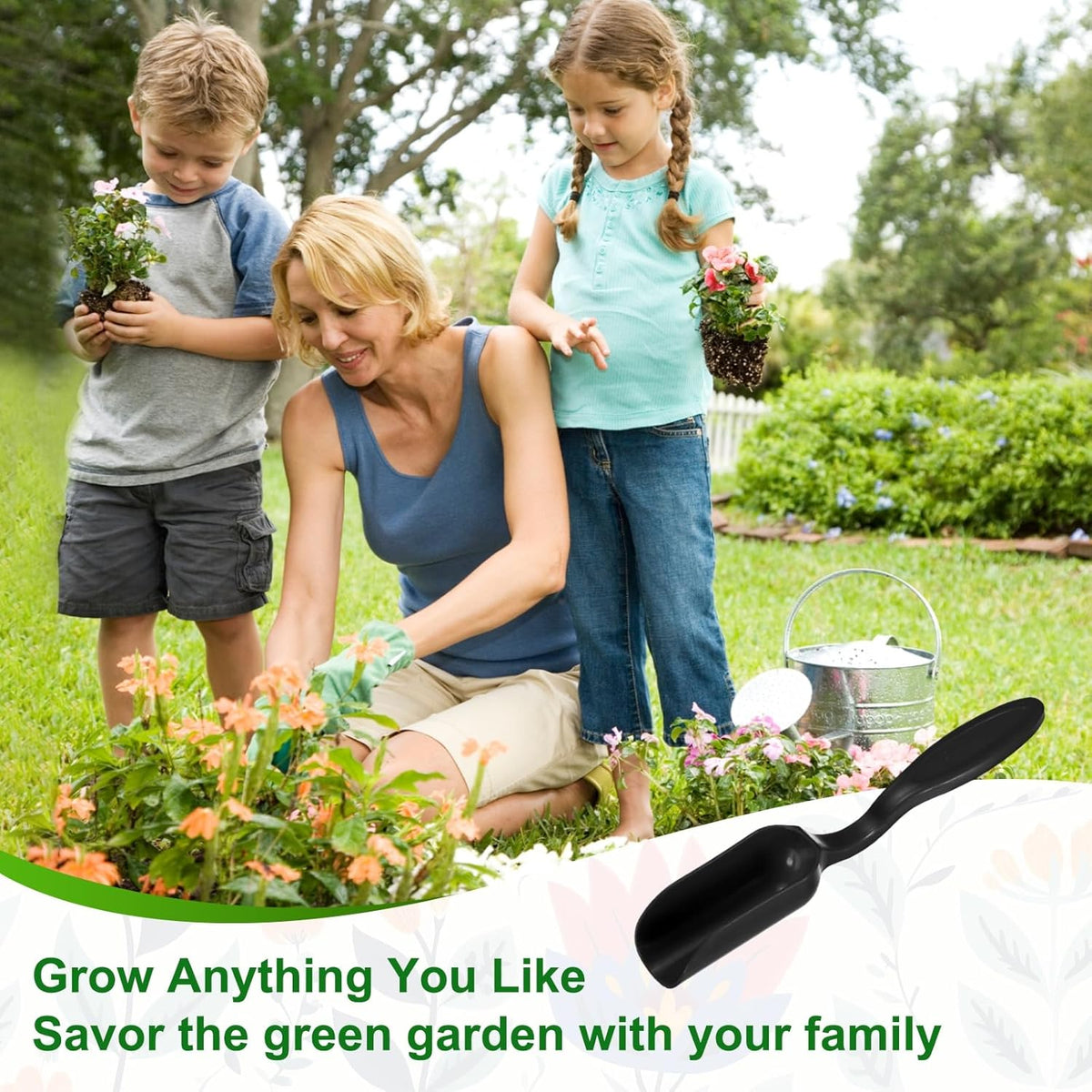 M METERXITY 20-Pack Mini Gardening Shovel Spoons, Plastic Garden Soil Scoops for Cultivation Digging Transplanting/Flower Planting/Plant Succulent, Colorful Small Gardening Tools [Multicolor]